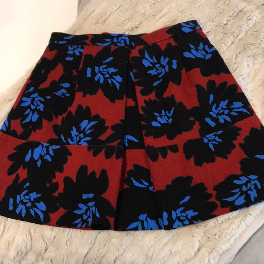 J crew floral skirt
